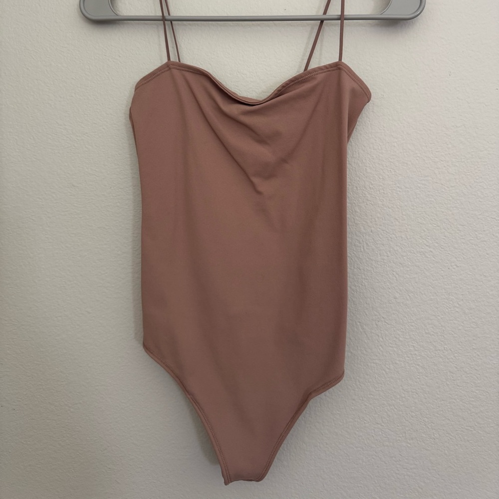 Abercrombie & Fitch Tan Bodysuit - Size Small